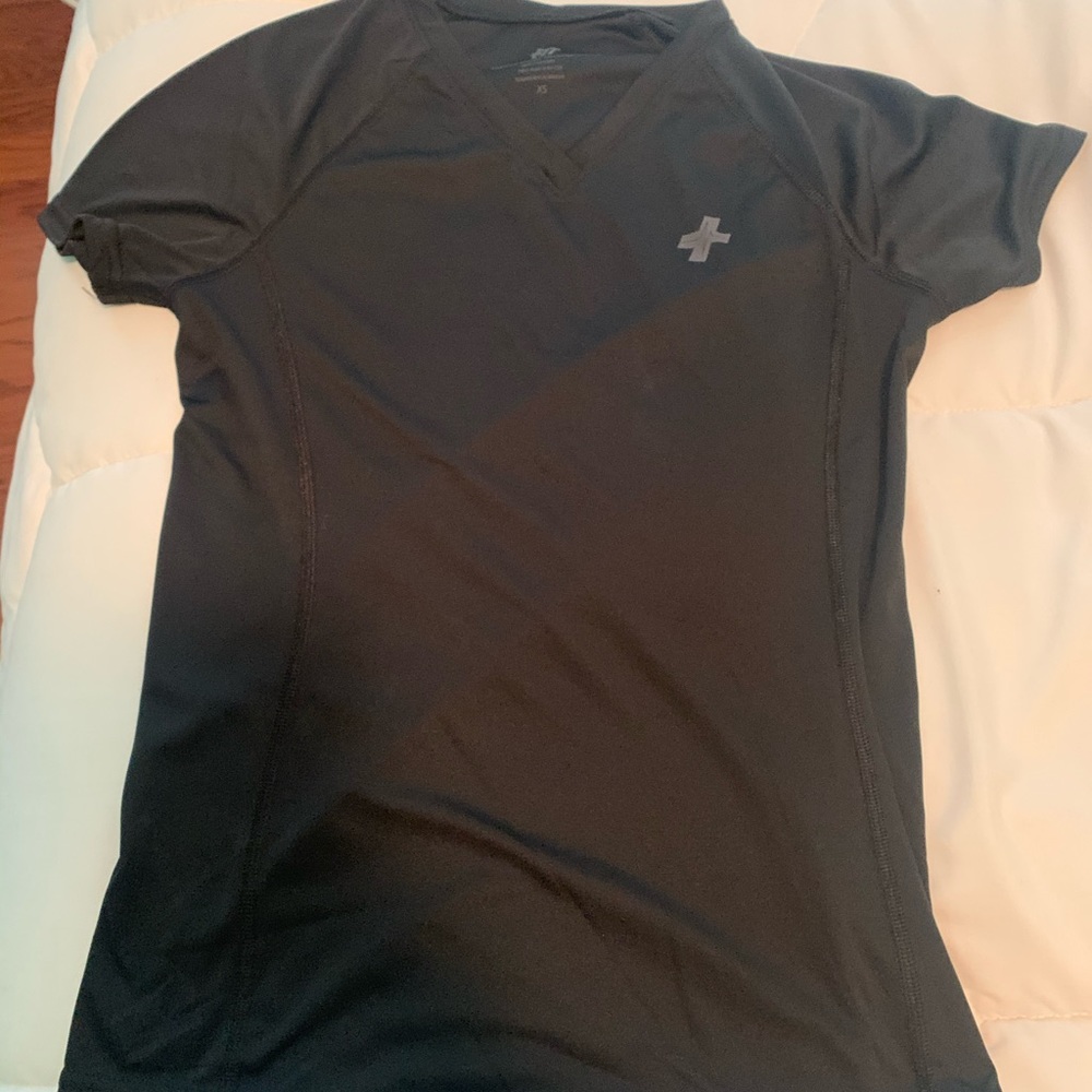 Fit Scrubs V neck T shirt Black XS 😀🙌